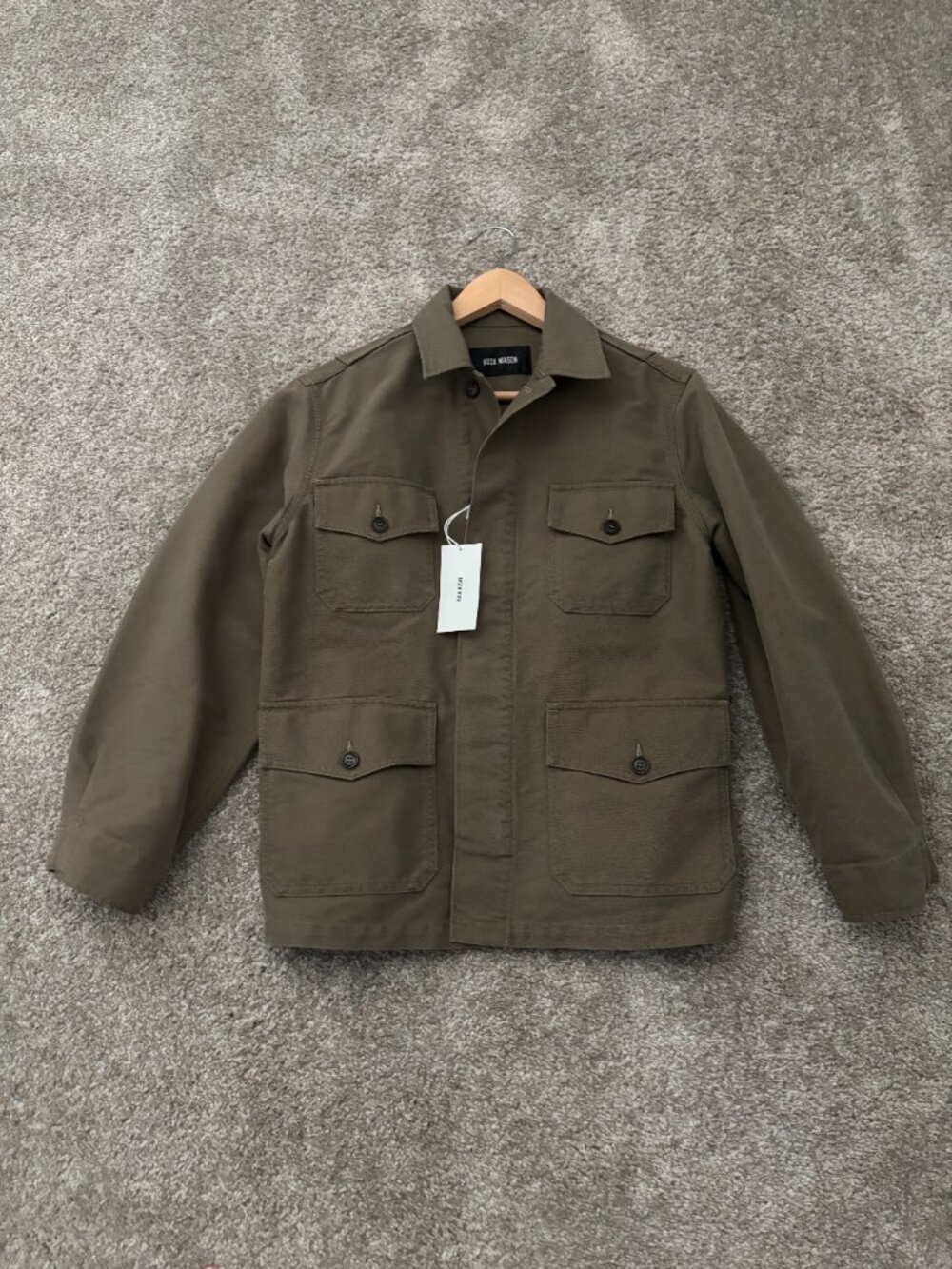 Buck Mason soft olive all day field jacket